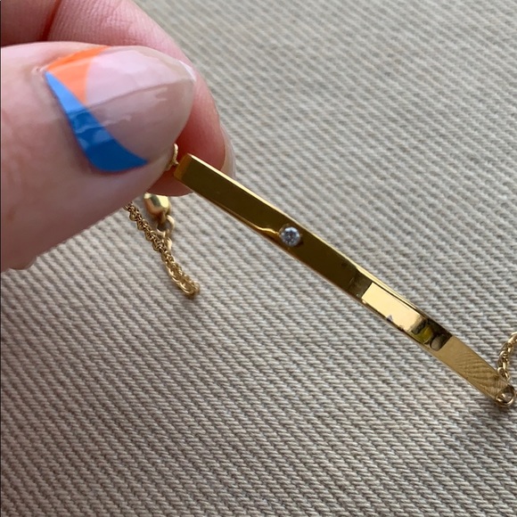 Jennifer Zeuner Bar Bracelet with Diamond - Picture 4 of 10